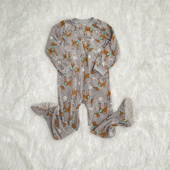 Carter's Reindeer Onesie Size 5 - Picture 2 of 10